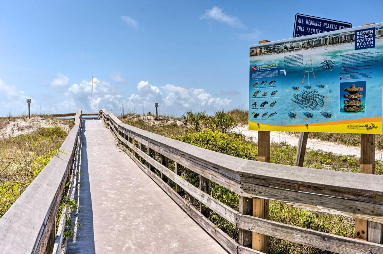 Chic Fort Walton Condo About 2 Blocks To Beach! Fort Walton Beach Exterior foto